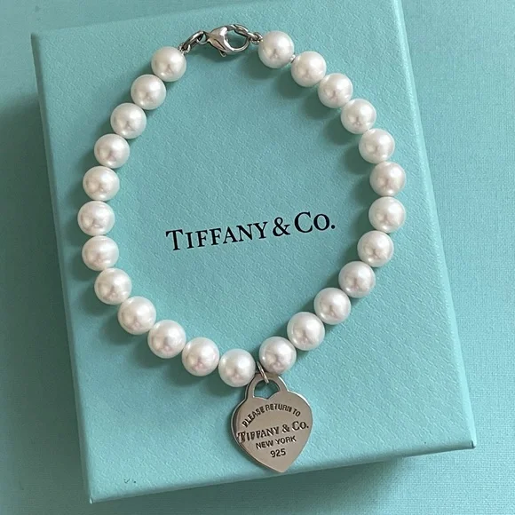 ❌SOLD❌Tiffany RTT pearl bracelet - Picture 1 of 6